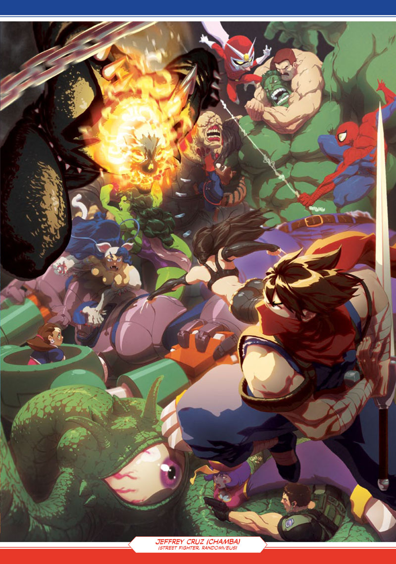 Illustration for article titled The Most Amazing Collection of Marvel Vs. Capcom Art the World Has Ever Seen